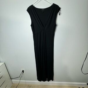 Soma black knit maxi dress size large 1844